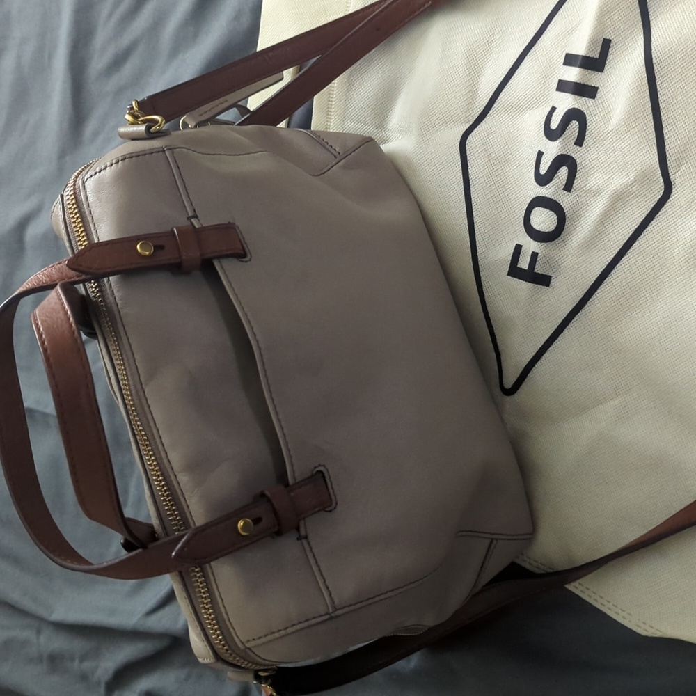 Fossil Rachel leather satchel